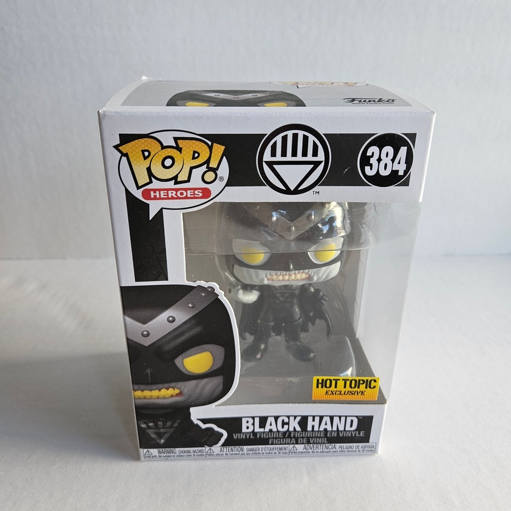 Funko Pop  DC Black Hand 384 Hot Topic Exclusive‎ Vinyl Figure Blackest Night